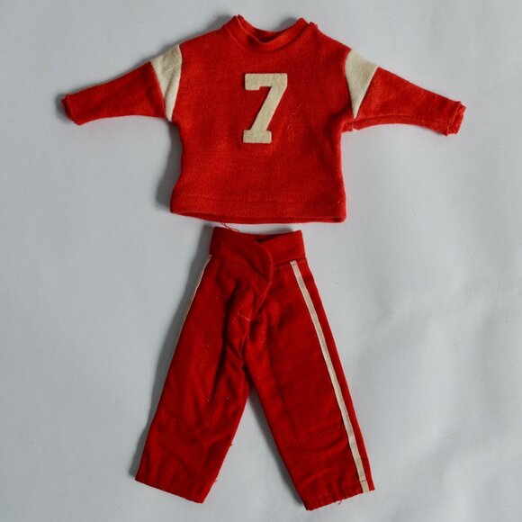 Mattel Vintage Ken Touchdown Football Pants & Shirt #799 - Picture 1 of 4